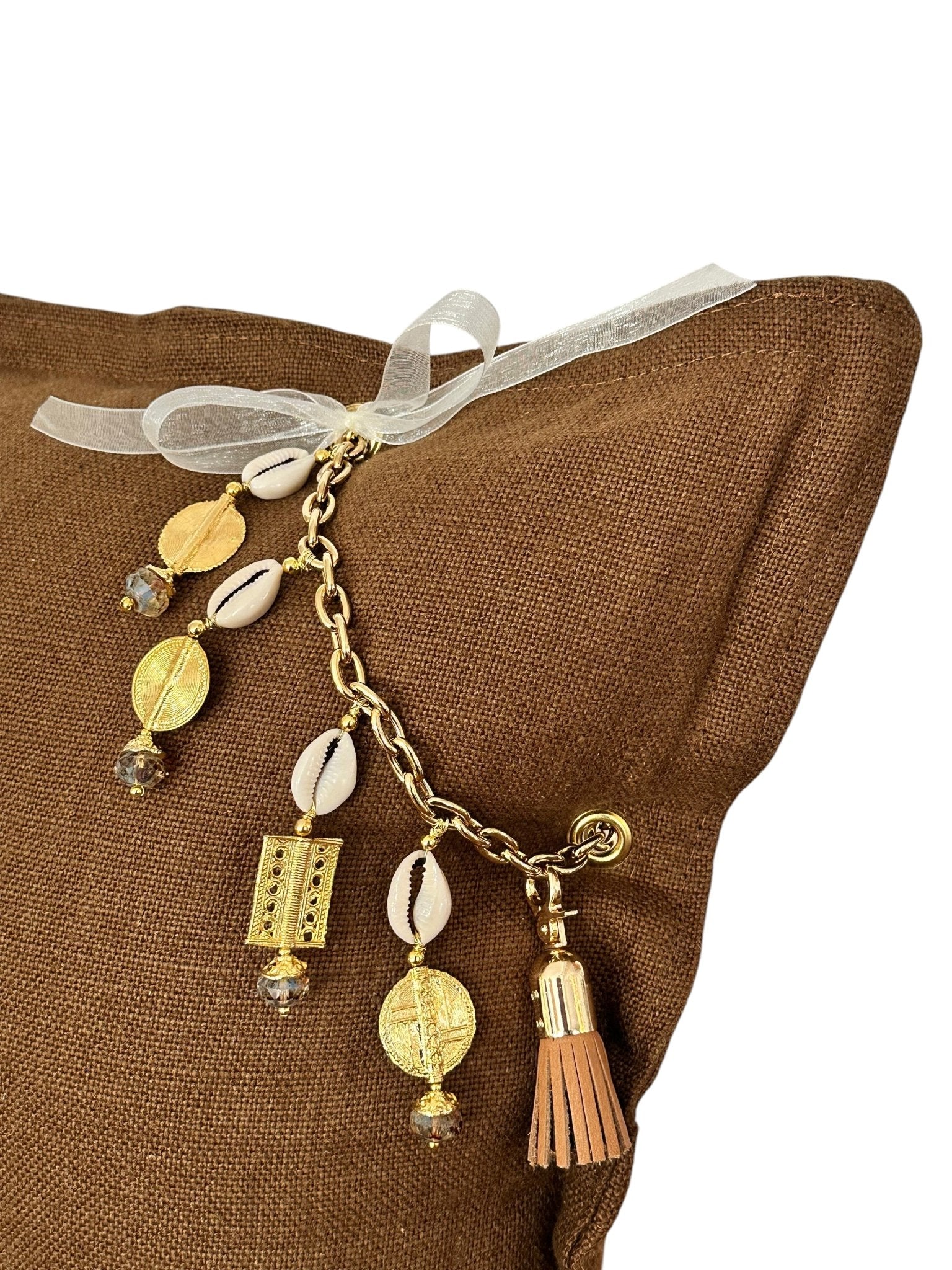 Coussin en lin SIERRA | Les Bruns - MIYA’s Boutiques