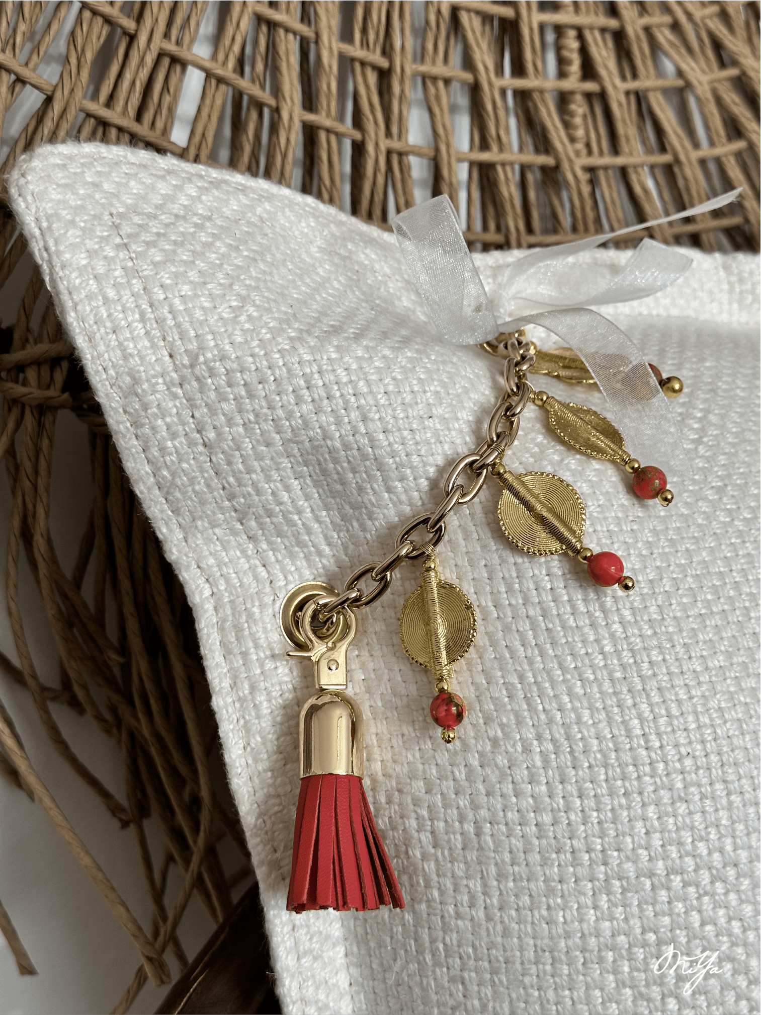Coussin SIERRA | Les Blancs - MIYA’s Boutiques