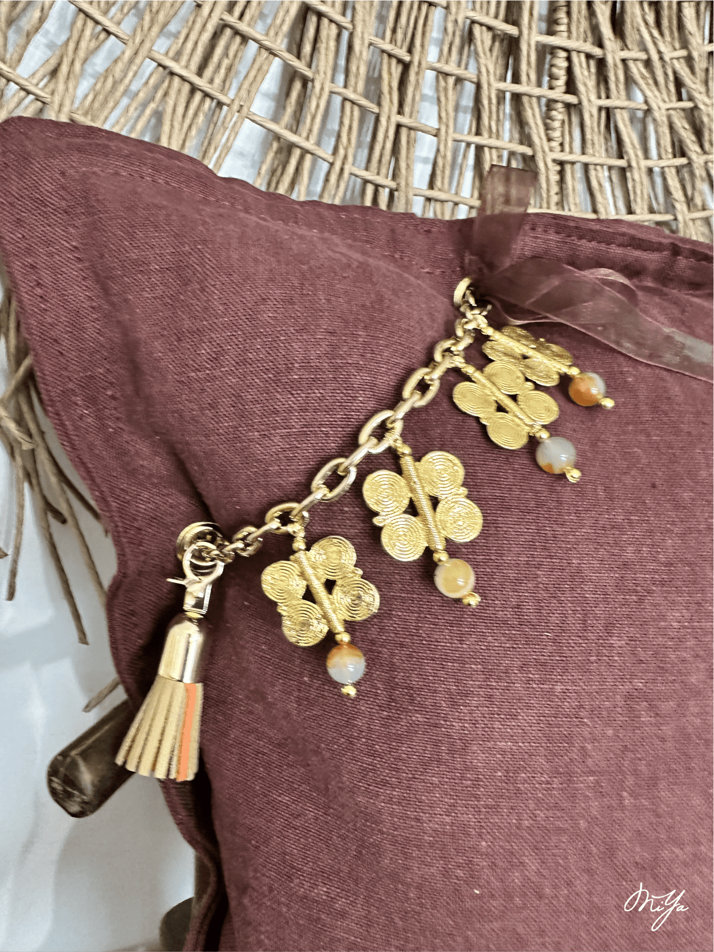 Coussin SIERRA | Les Bruns - MIYA’s Boutiques