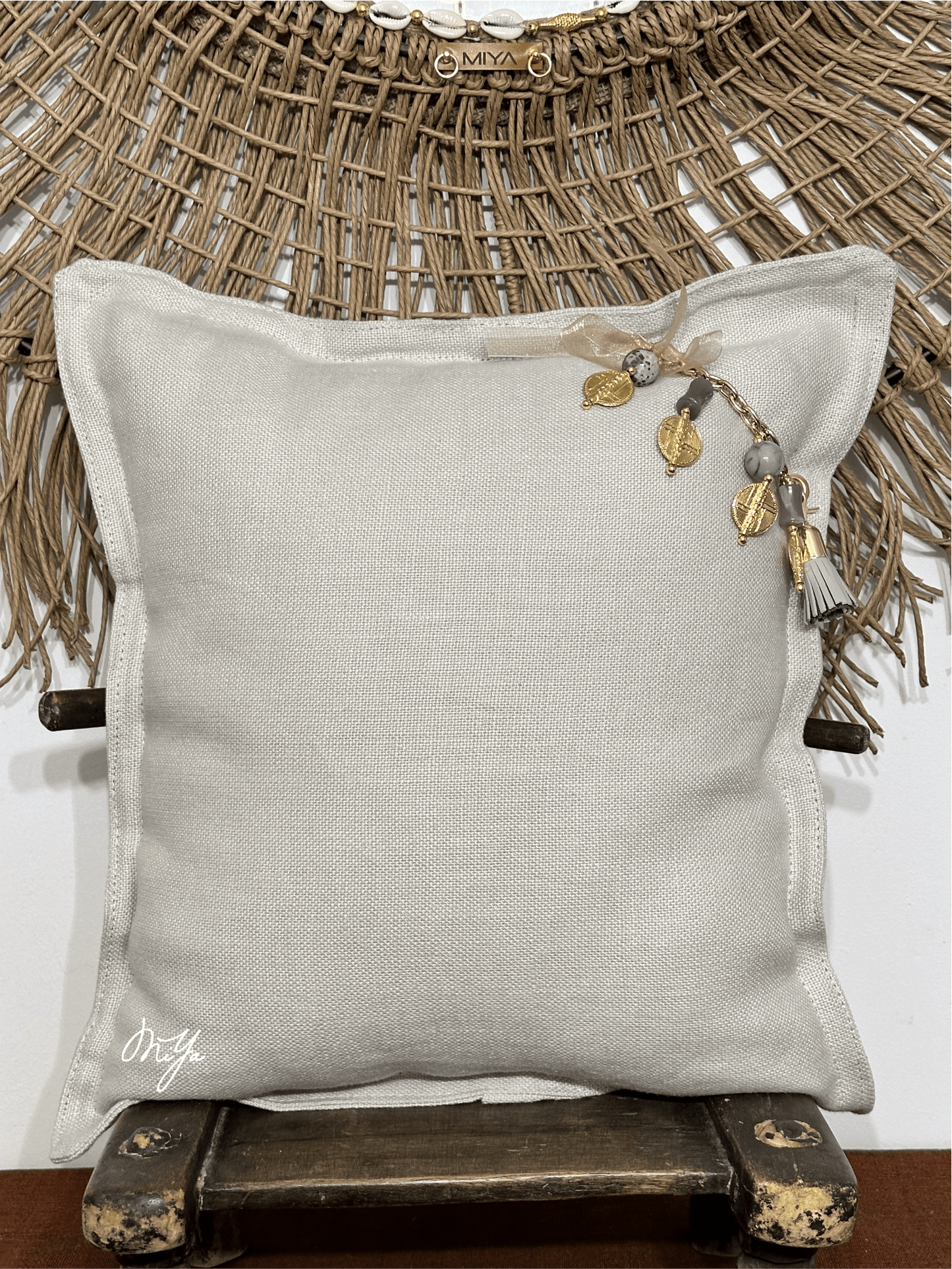 Coussin SIERRA | Les Ecrus - MIYA’s Boutiques