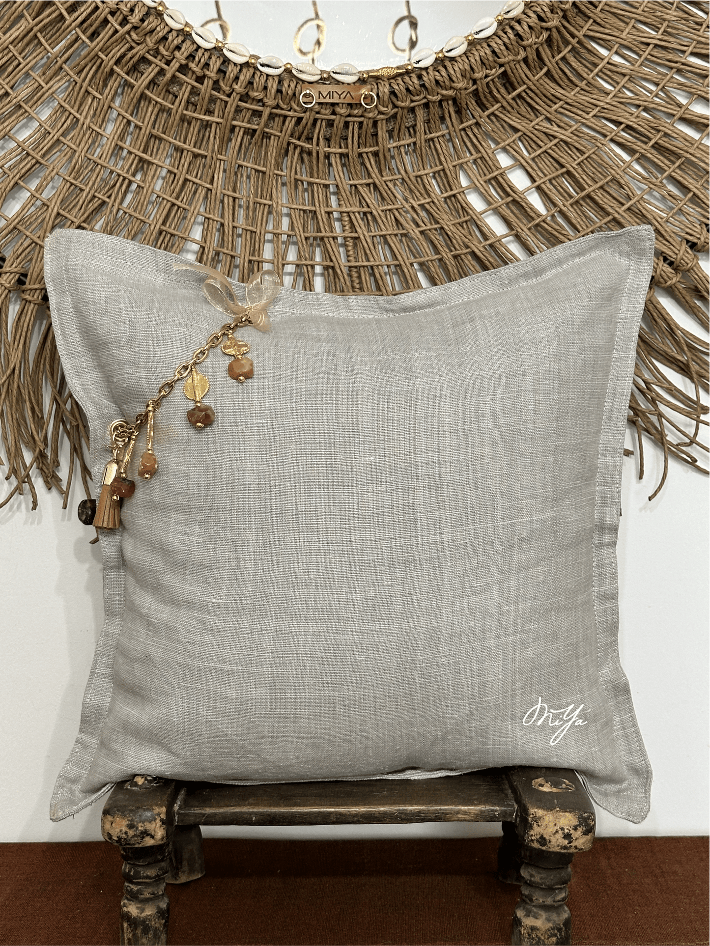 Coussin SIERRA | Les Ecrus - MIYA’s Boutiques