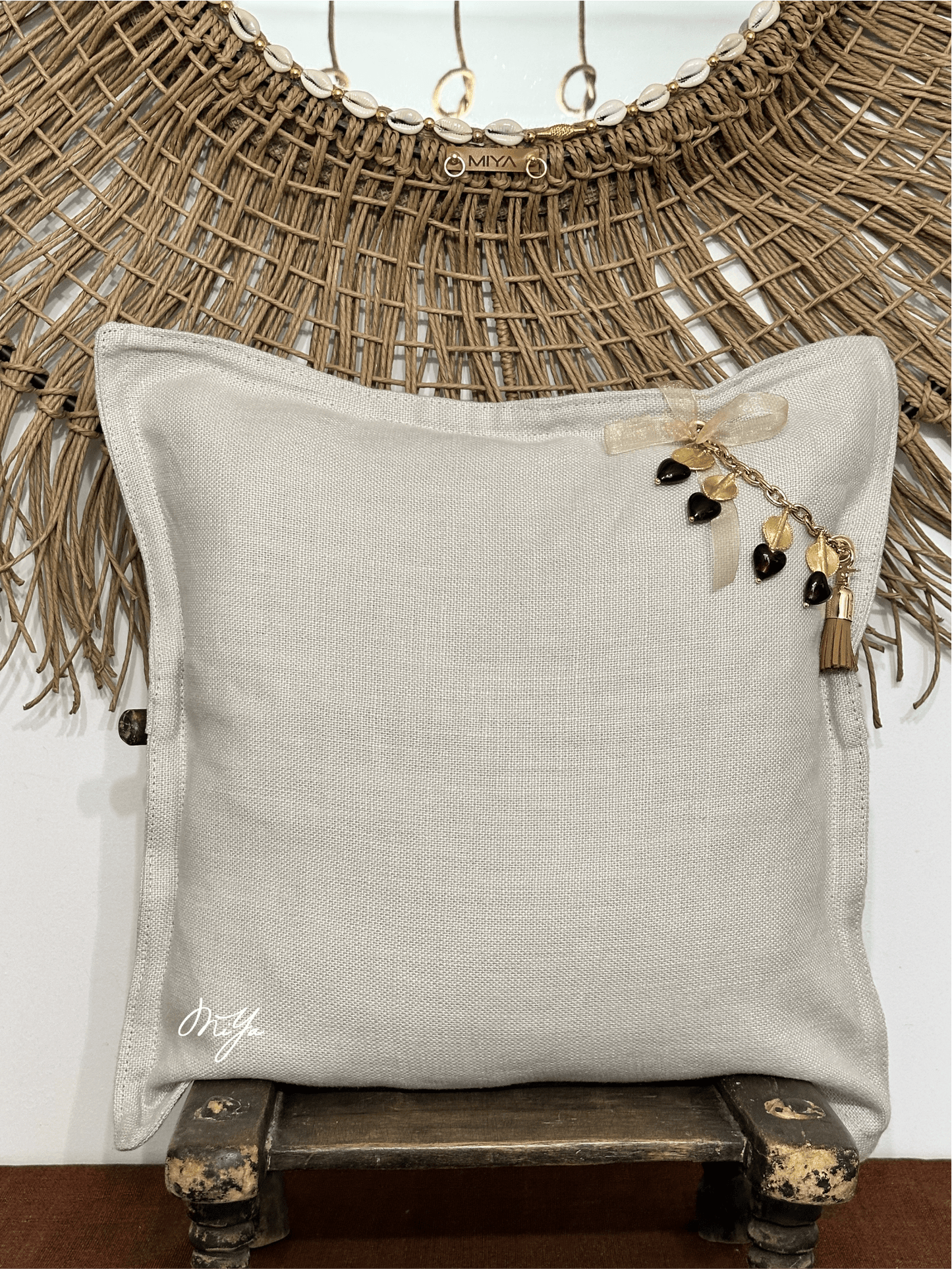 Coussin SIERRA | Les Ecrus - MIYA’s Boutiques