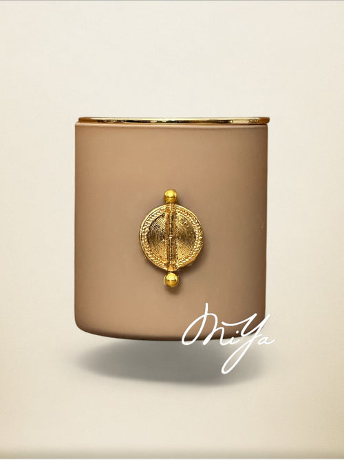 Bougie parfumée NUDE HARMONY artisanale, cire de soja, cadeau raffiné & design minimaliste | MIYA