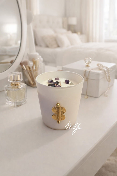 Bougie parfumée Crème - Nude Essence - MIYA