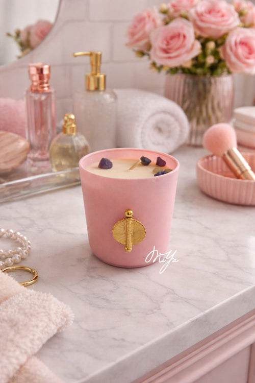 Bougie parfumée Bubble Rose - Nude Harmony - MIYA