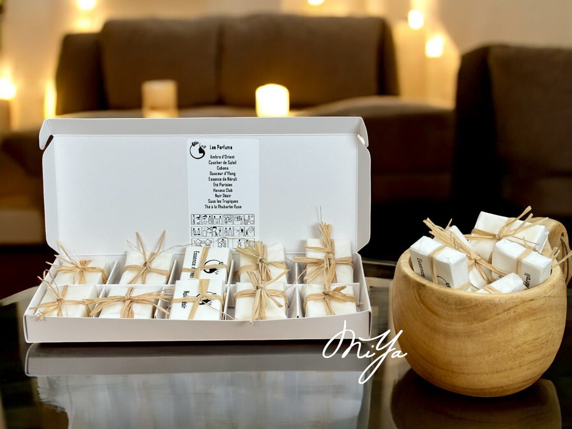 Fondants parfumés à la cire de soja | COFFRET - MIYA