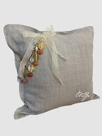 Coussin en lin gris Sierra | MIYA - MIYA