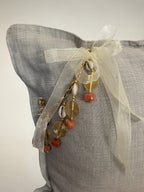 Coussin en lin gris Sierra | MIYA - MIYA