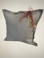 Coussin en lin gris Sierra | MIYA - MIYA