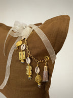 Coussin en lin marron Sierra | MIYA - MIYA