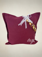 Coussin en lin prune Sierra | MIYA - MIYA