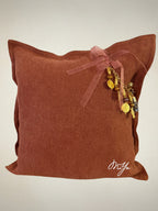 Coussin en lin rouille Sierra | MIYA - MIYA