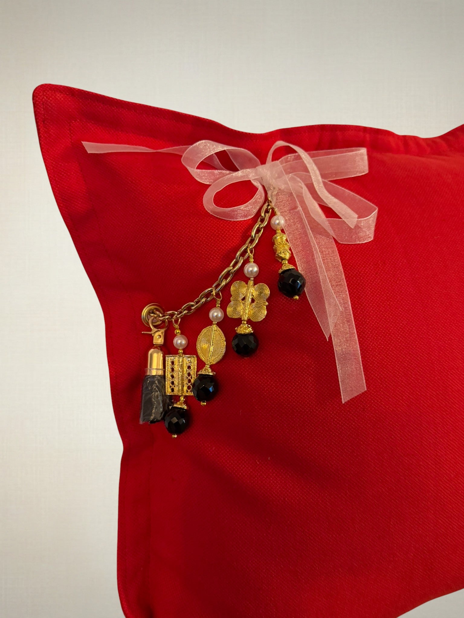 Coussin en lin rouge Sierra | MIYA - MIYA