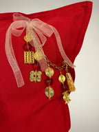 Coussin en lin rouge Sierra | MIYA - MIYA