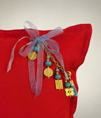 Coussin en lin rouge Sierra | MIYA - MIYA