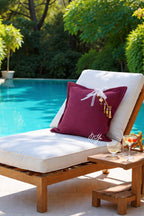 Coussin en lin prune Sierra | MIYA - MIYA