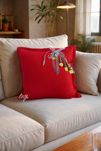 Coussin en lin rouge Sierra | MIYA - MIYA