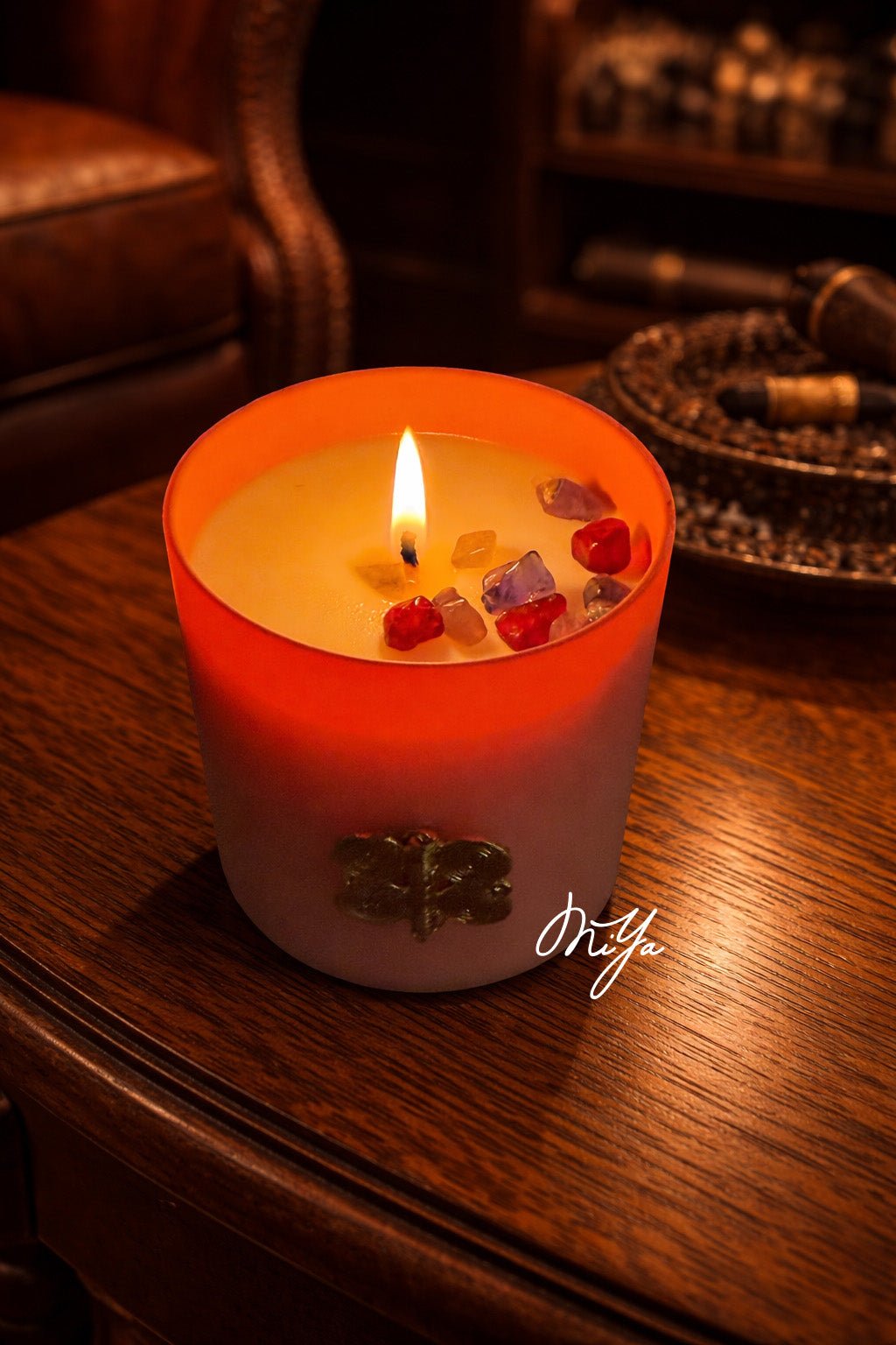 Bougie parfumée Pêche - Nude Essence - MIYA