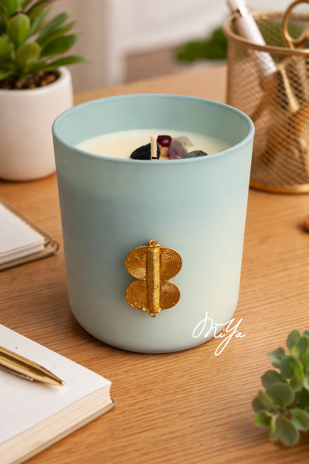 Bougie parfumée Vert d'Eau - Nude Essence - MIYA