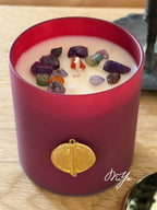 Bougie parfumée artisanale à la cire de soja – Bordeaux | NUDE HARMONY by MIYA - MIYA