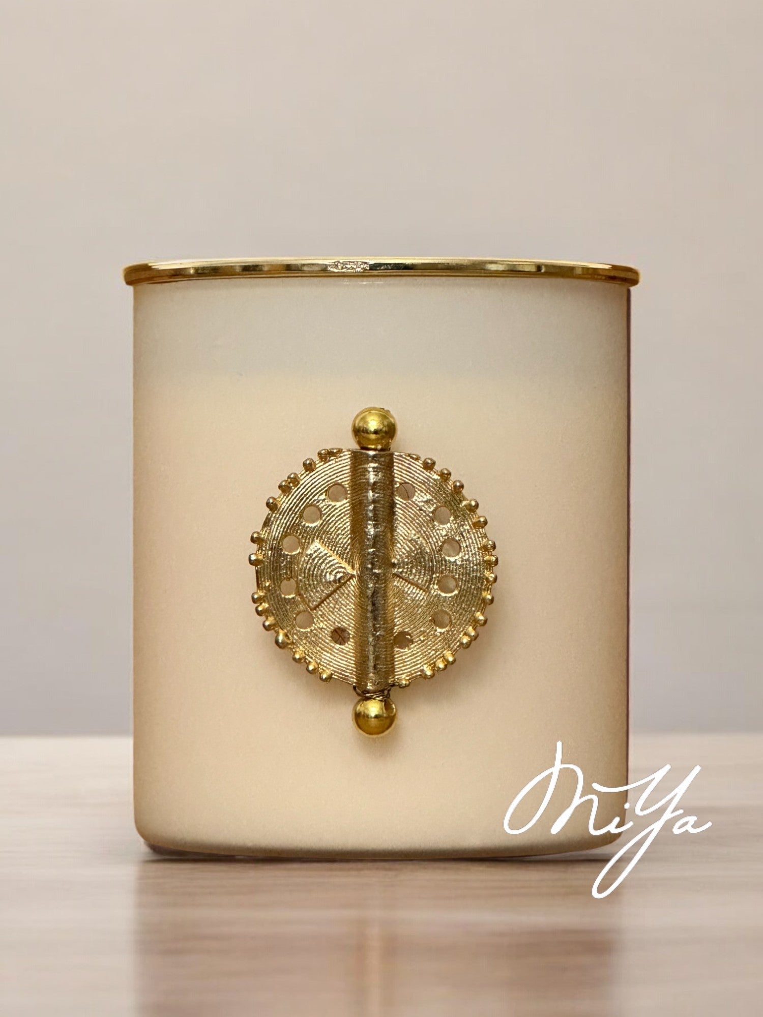 Bougie NUDE Essence ~450g | Crème - MIYA’s BOUTIQUES