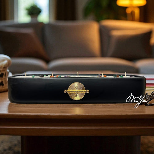 Bougie parfumée Bûchette ~1,8 kg – Noir | MIYA