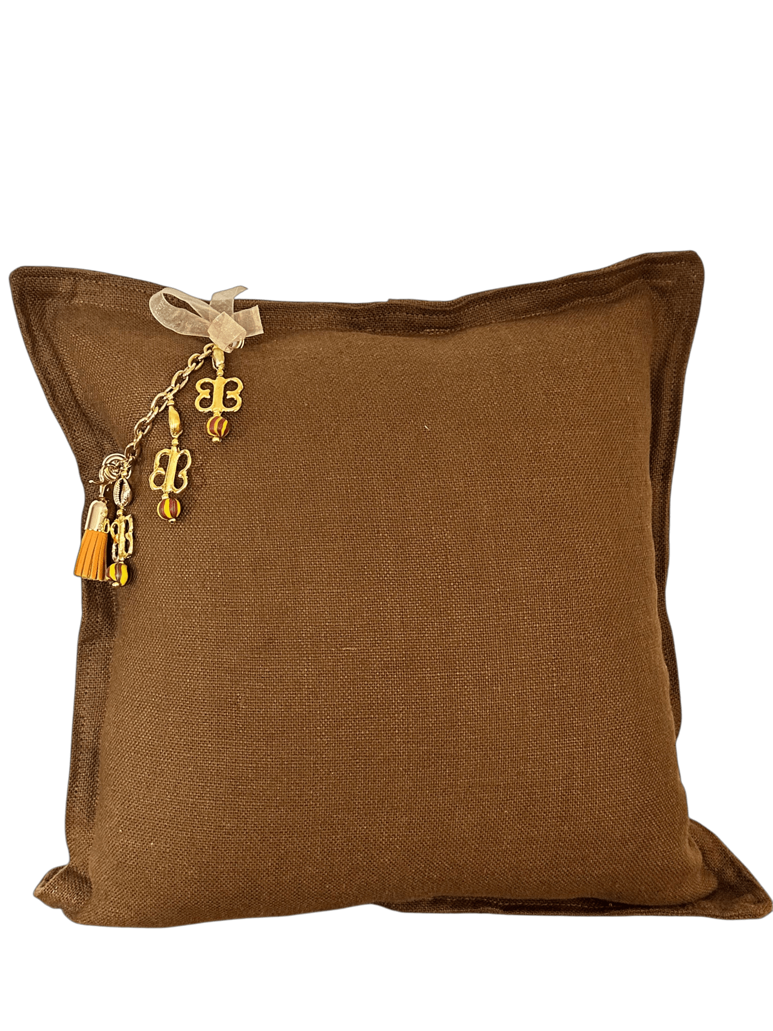 Coussin en lin SIERRA | Les Bruns - MIYA’s Boutiques