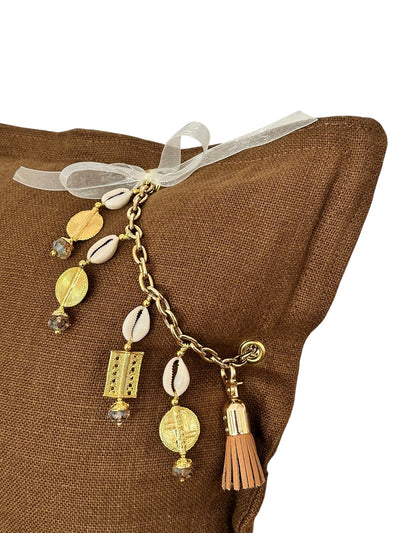 Coussin en lin SIERRA | Les Bruns - MIYA’s Boutiques