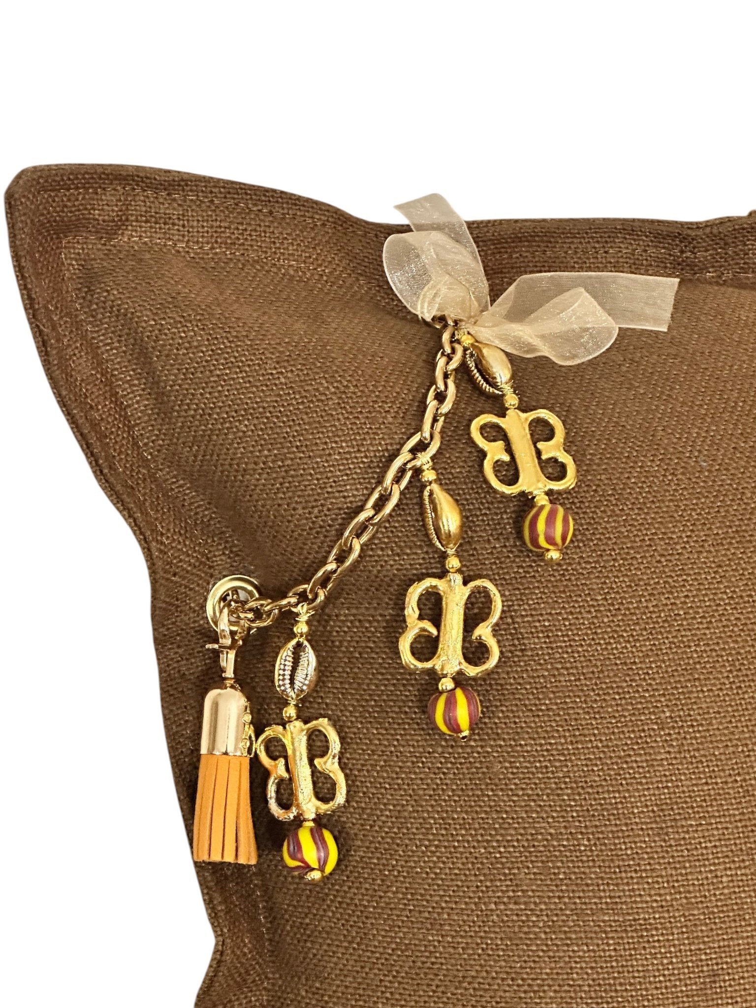 Coussin en lin SIERRA | Les Bruns - MIYA’s Boutiques