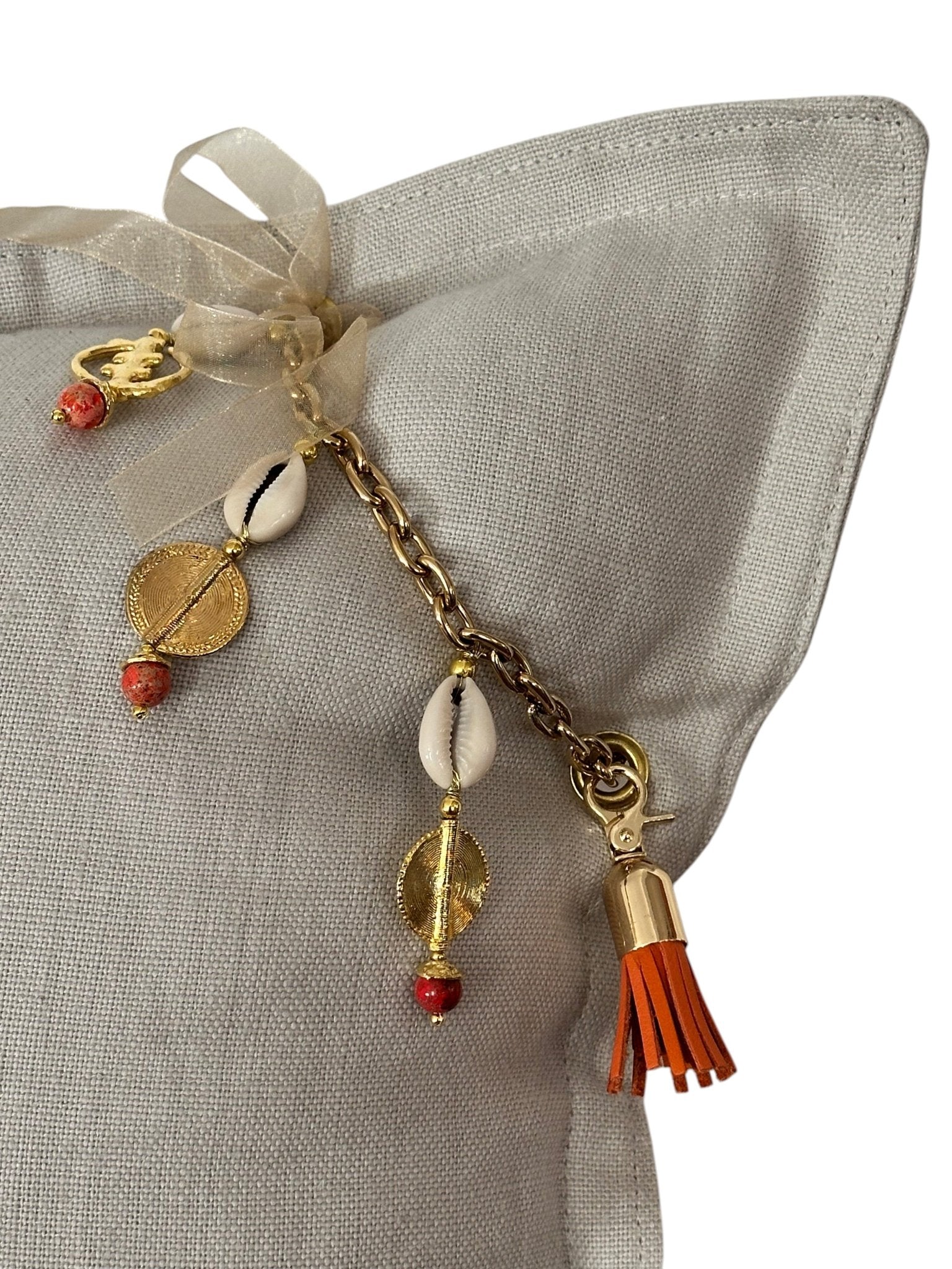 Coussin en lin SIERRA | Les Ecrus - MIYA’s Boutiques