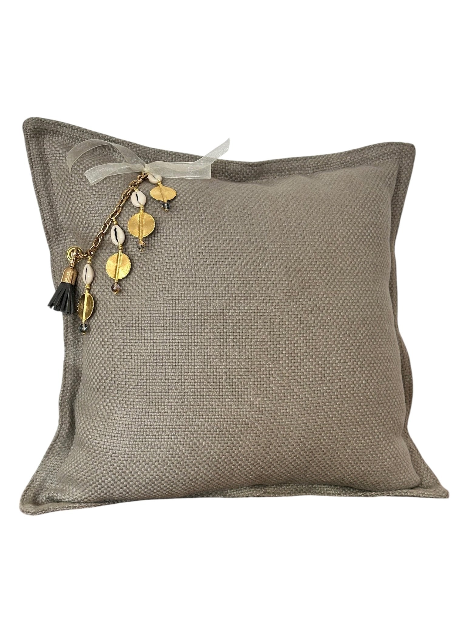 Coussin en lin SIERRA | Les Gris - MIYA’s Boutiques
