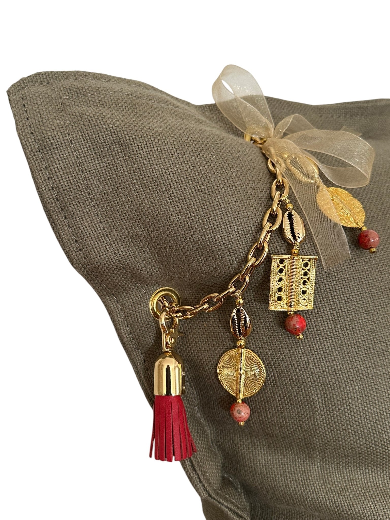 Coussin en lin SIERRA | Les Khakis - MIYA’s Boutiques