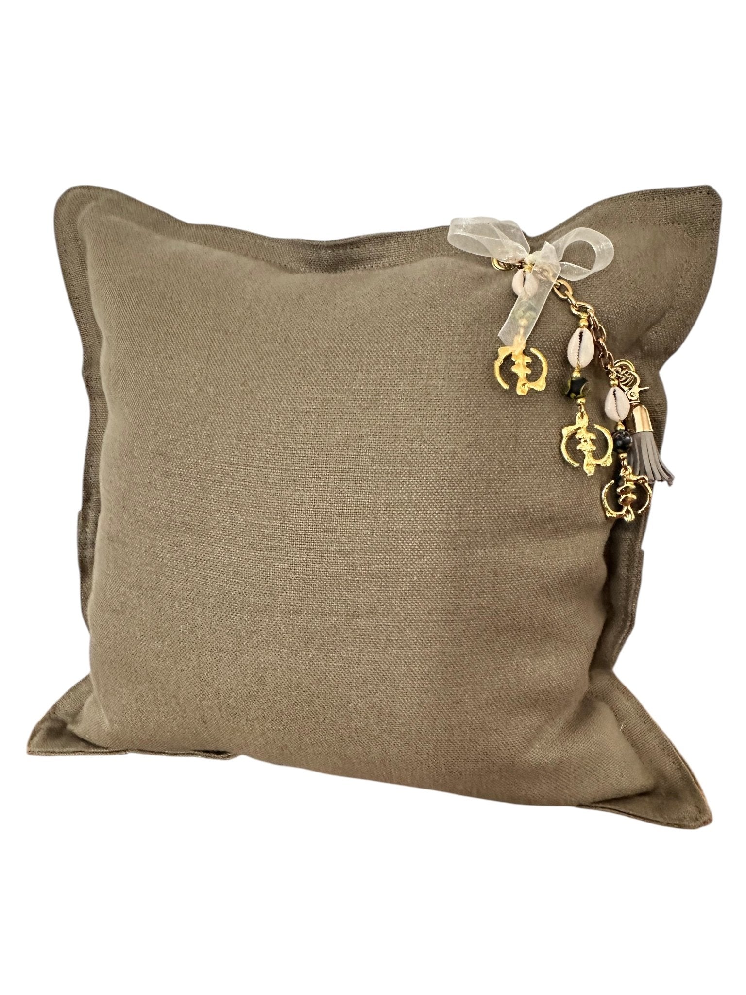 Coussin en lin SIERRA | Les Khakis - MIYA’s Boutiques