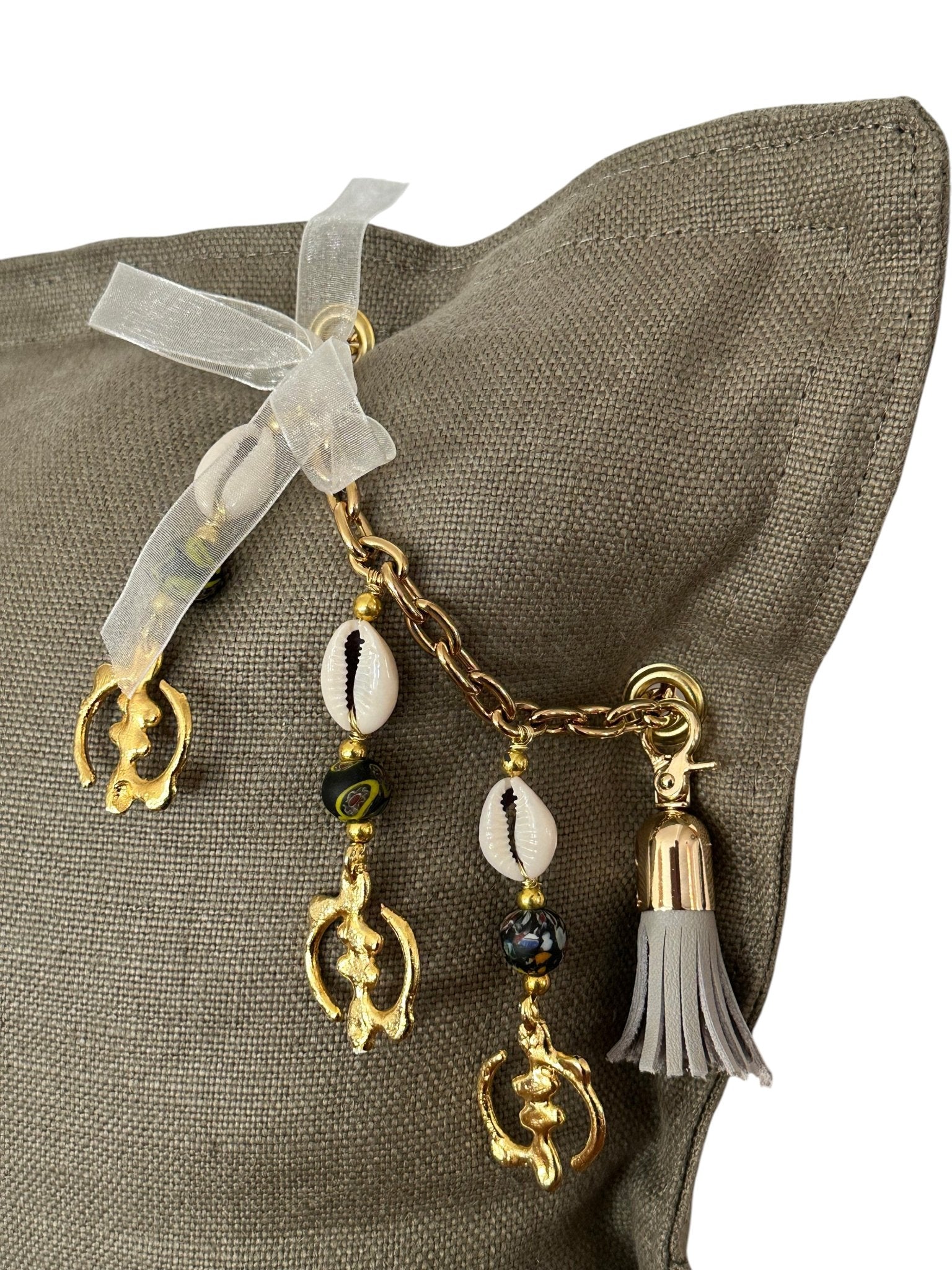 Coussin en lin SIERRA | Les Khakis - MIYA’s Boutiques