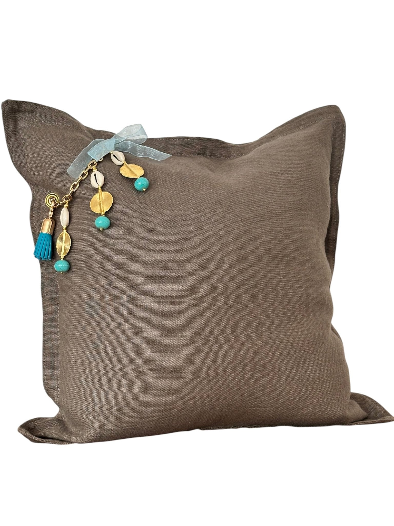 Coussin en lin SIERRA | Les Khakis - MIYA’s Boutiques