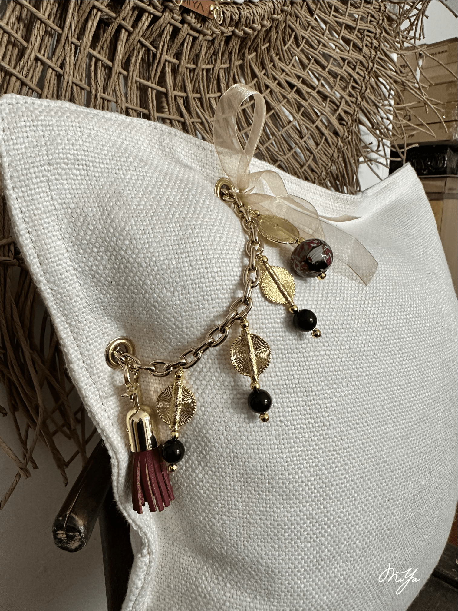 Coussin SIERRA | Les Blancs - MIYA’s Boutiques