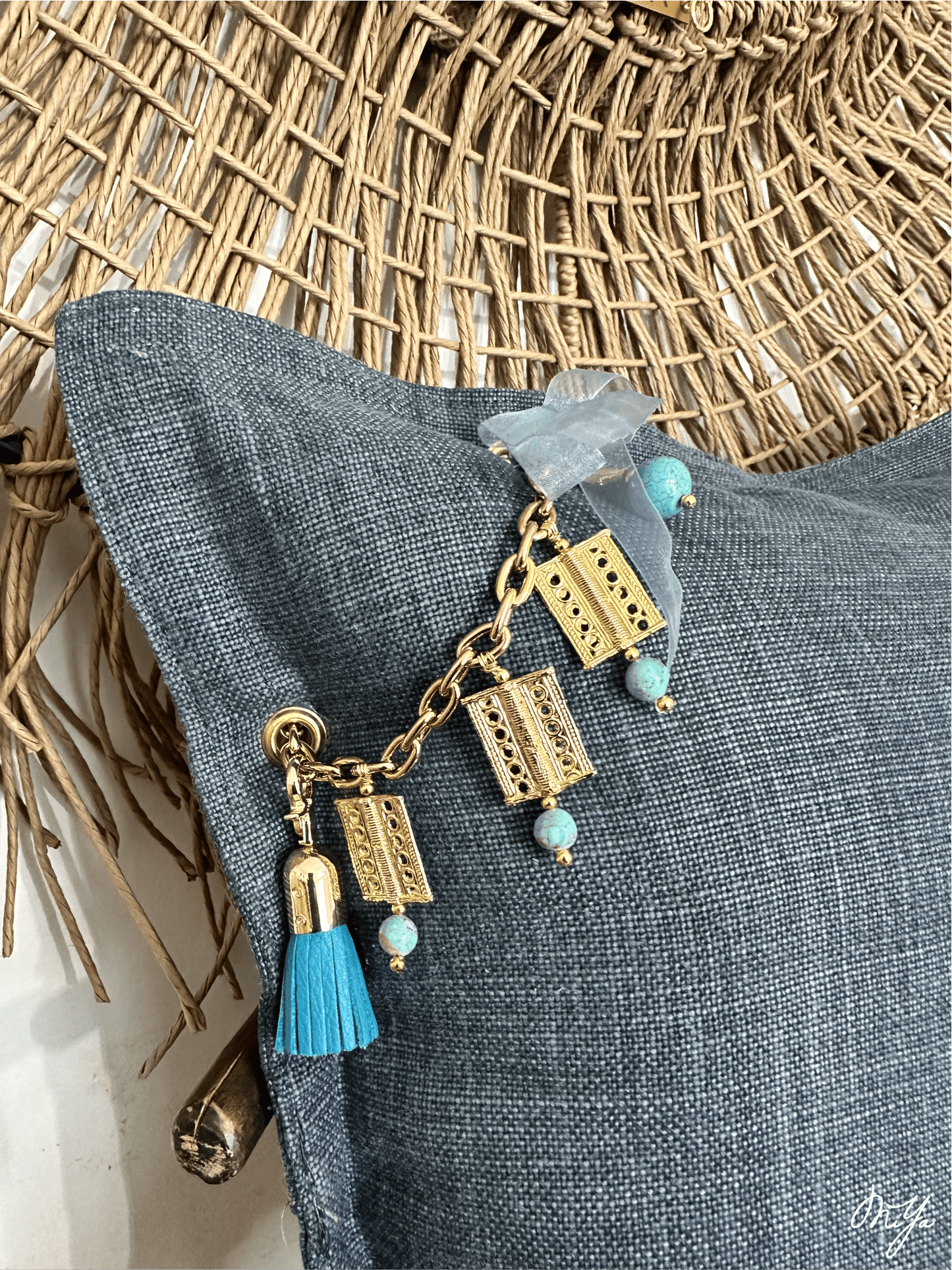 Coussin SIERRA | Les Bleus - MIYA’s Boutiques