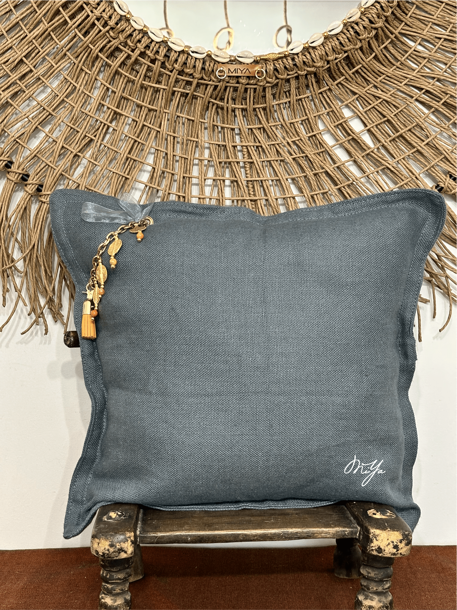 Coussin SIERRA | Les Bleus - MIYA’s Boutiques