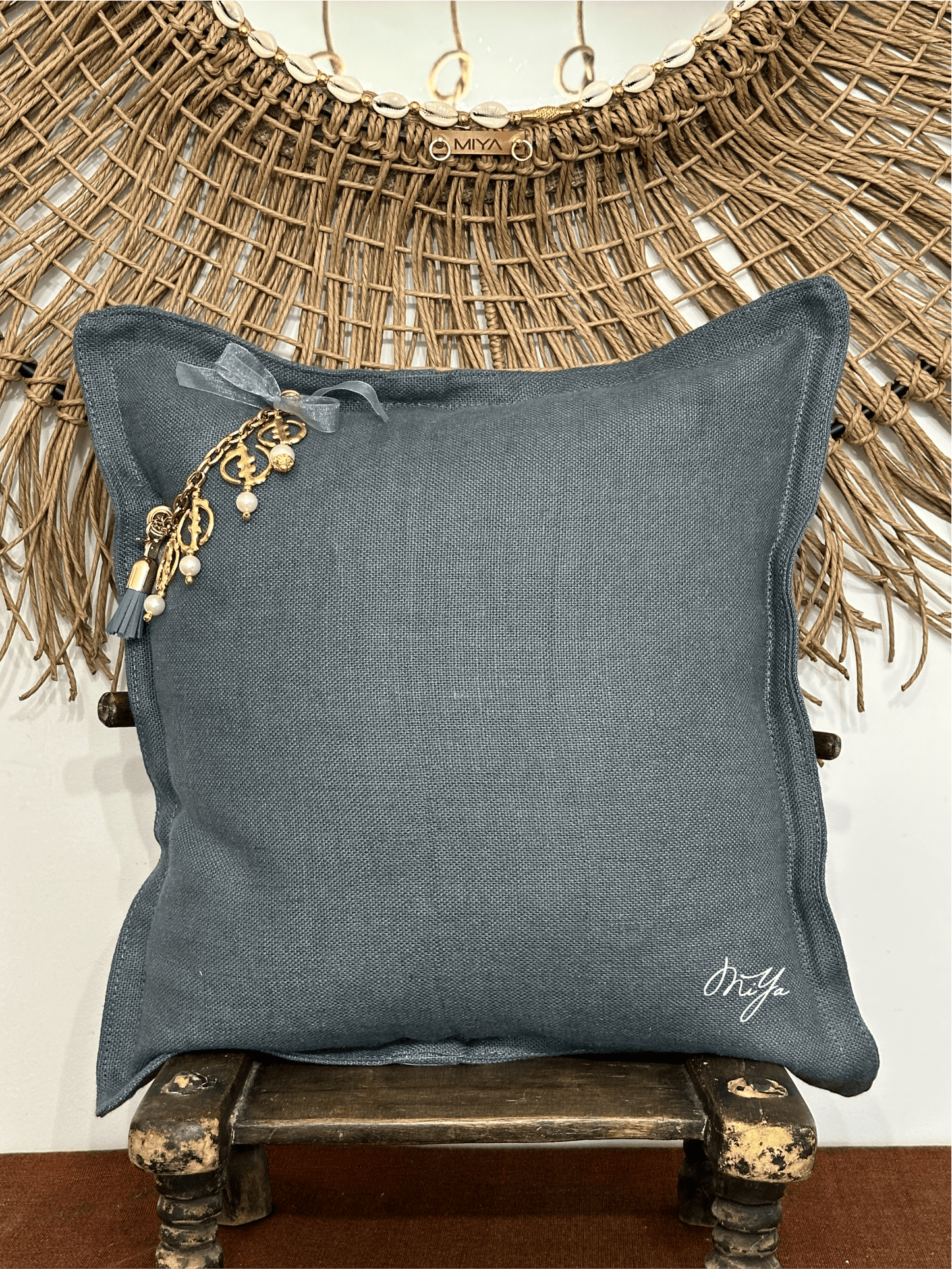 Coussin SIERRA | Les Bleus - MIYA’s Boutiques