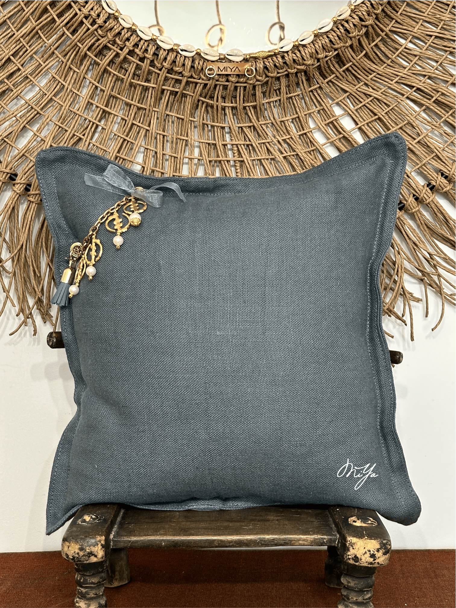 Coussin SIERRA | Les Bleus - MIYA’s Boutiques