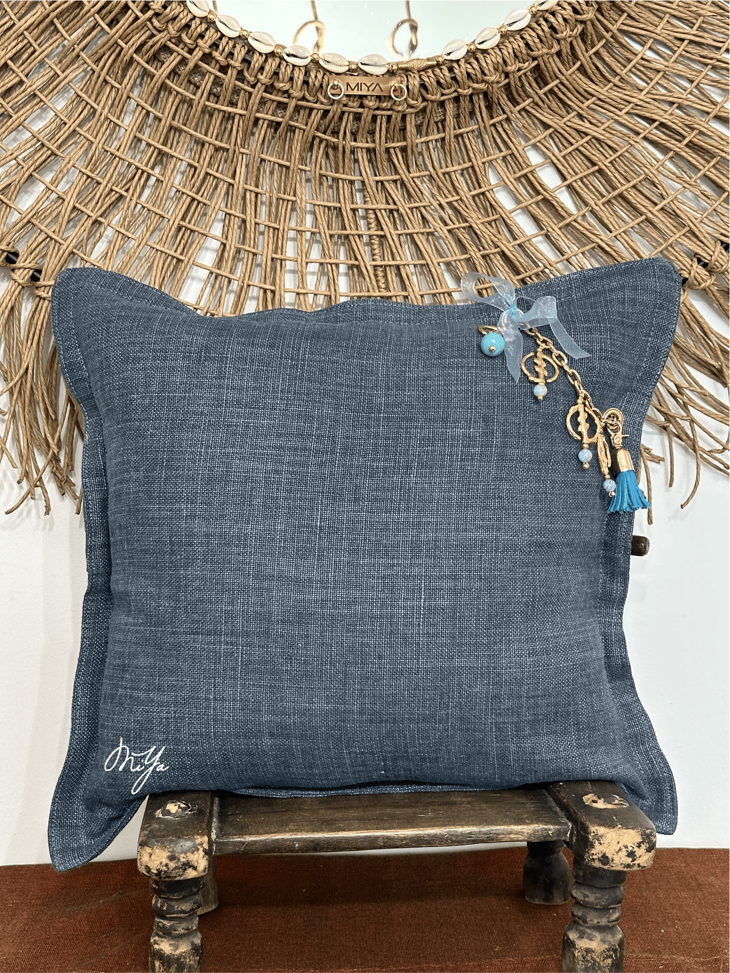 Coussin SIERRA | Les Bleus - MIYA’s Boutiques