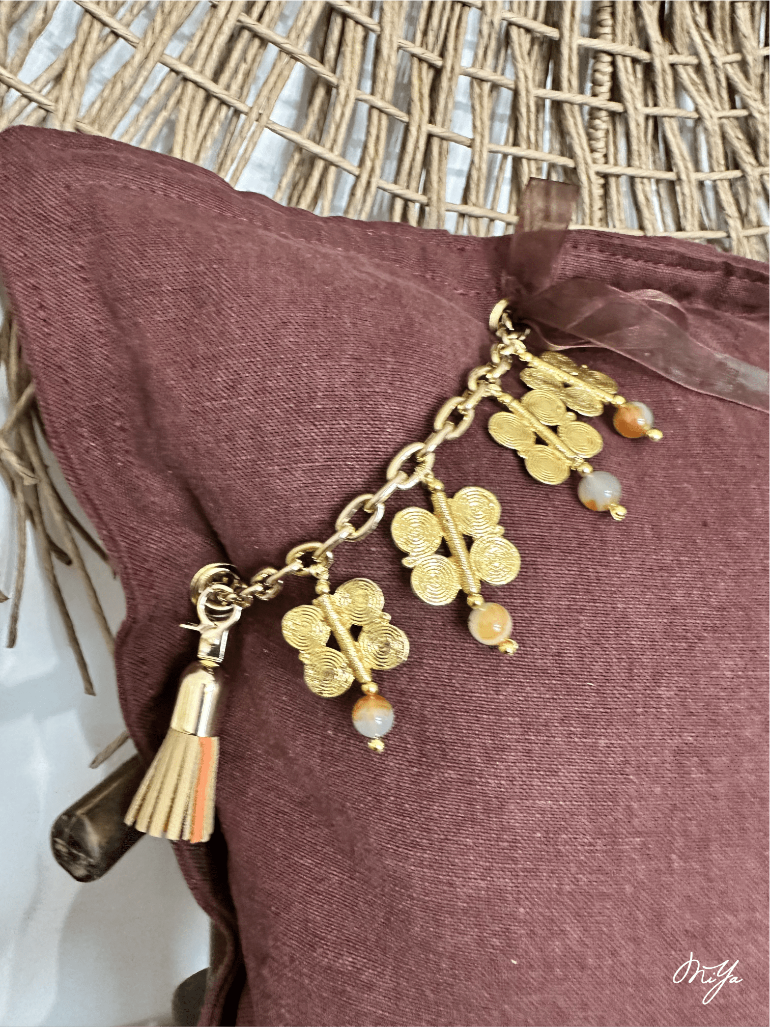 Coussin SIERRA | Les Bruns - MIYA’s Boutiques