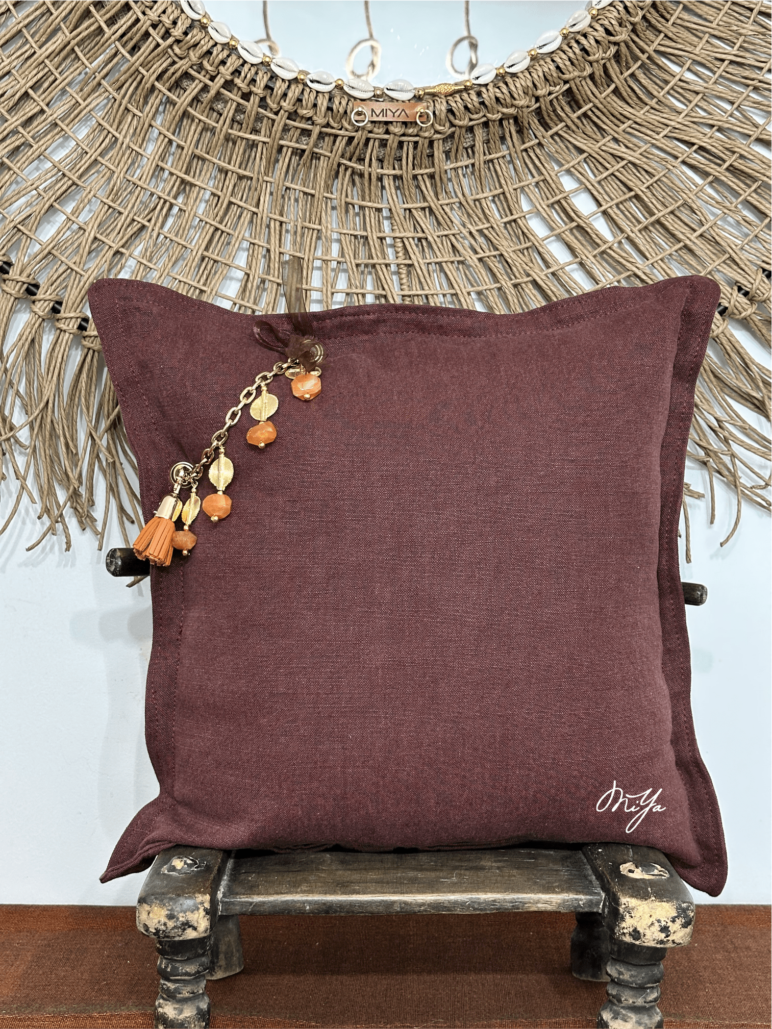 Coussin SIERRA | Les Bruns - MIYA’s Boutiques