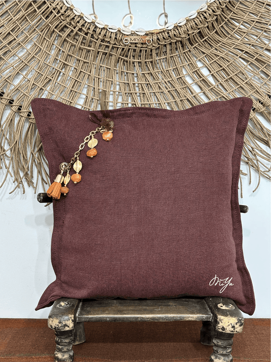 Coussin SIERRA | Les Bruns - MIYA’s Boutiques