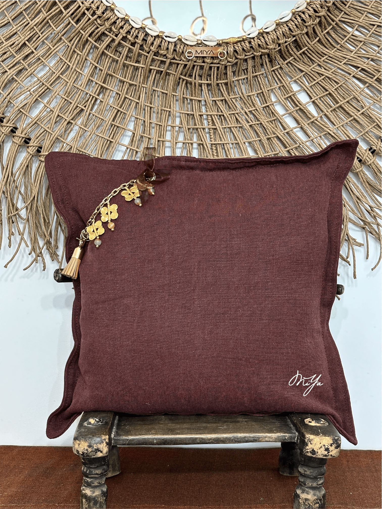 Coussin SIERRA | Les Bruns - MIYA’s Boutiques