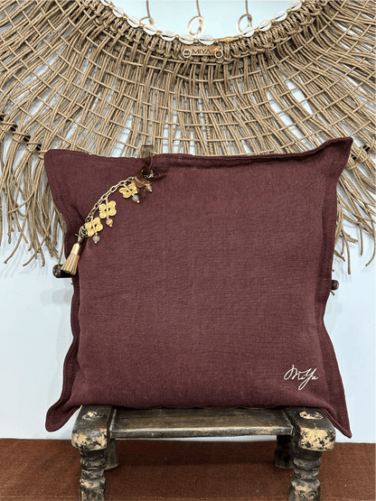 Coussin SIERRA | Les Bruns - MIYA’s Boutiques