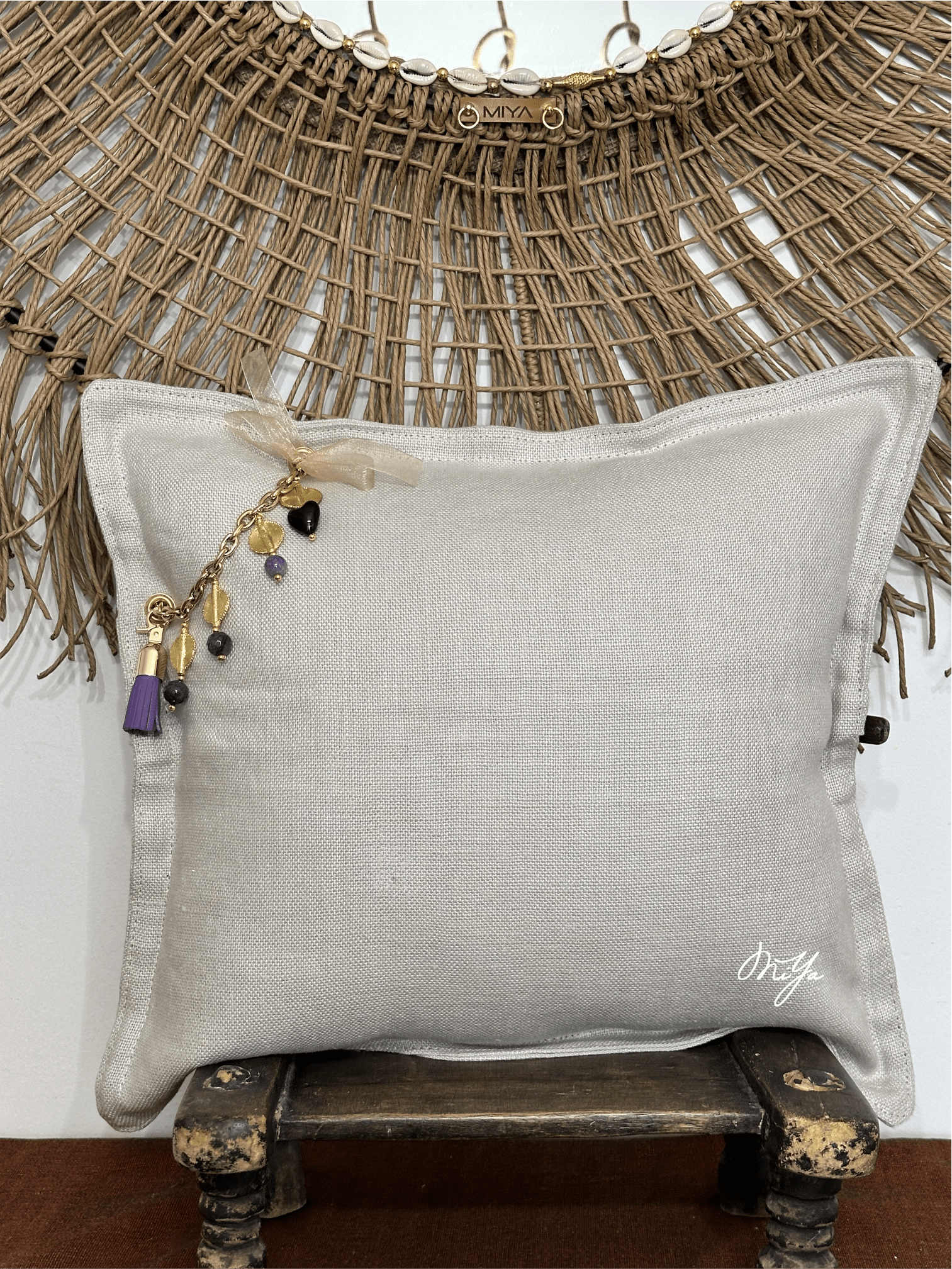 Coussin SIERRA | Les Ecrus - MIYA’s Boutiques