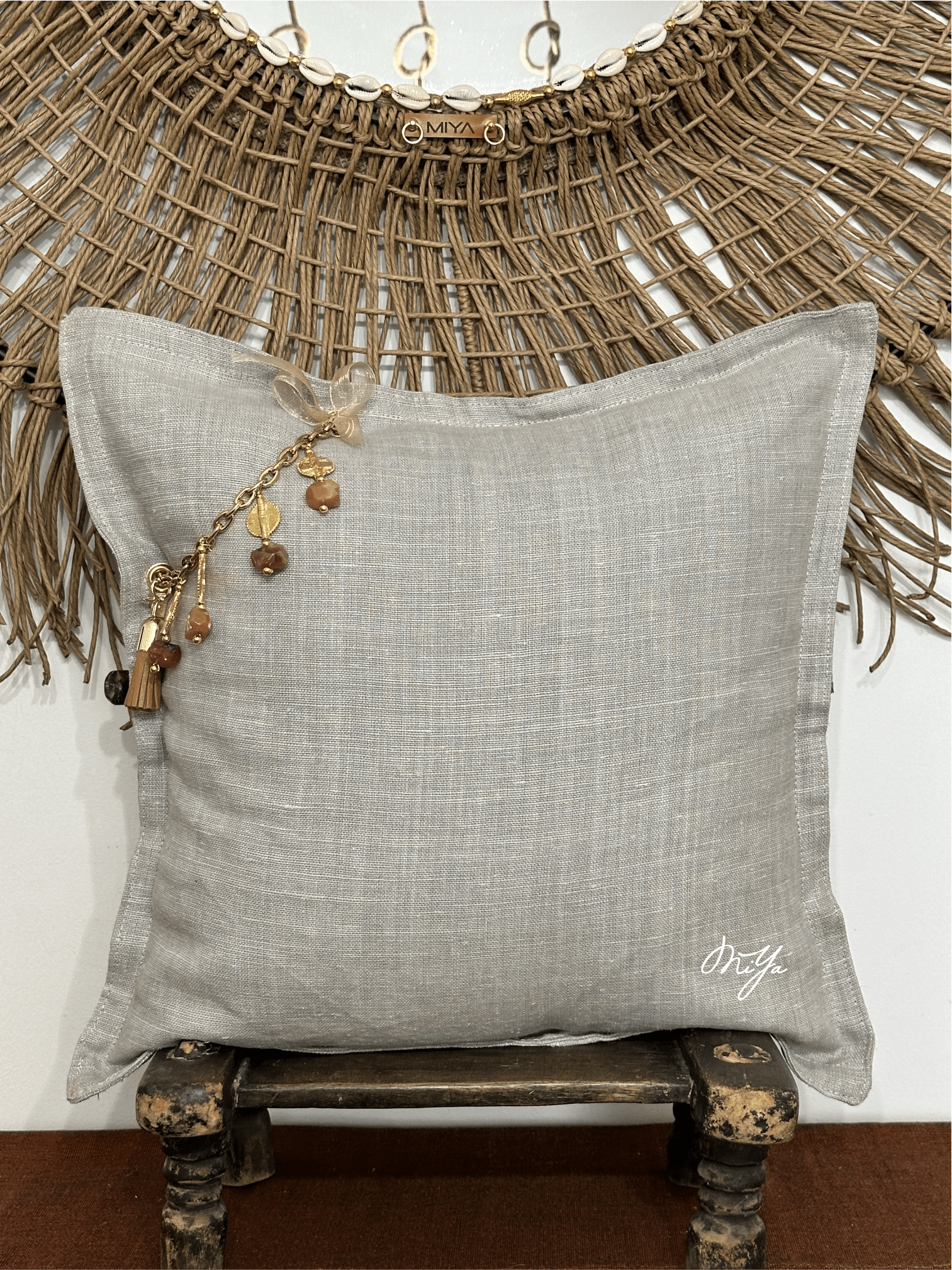 Coussin SIERRA | Les Ecrus - MIYA’s Boutiques