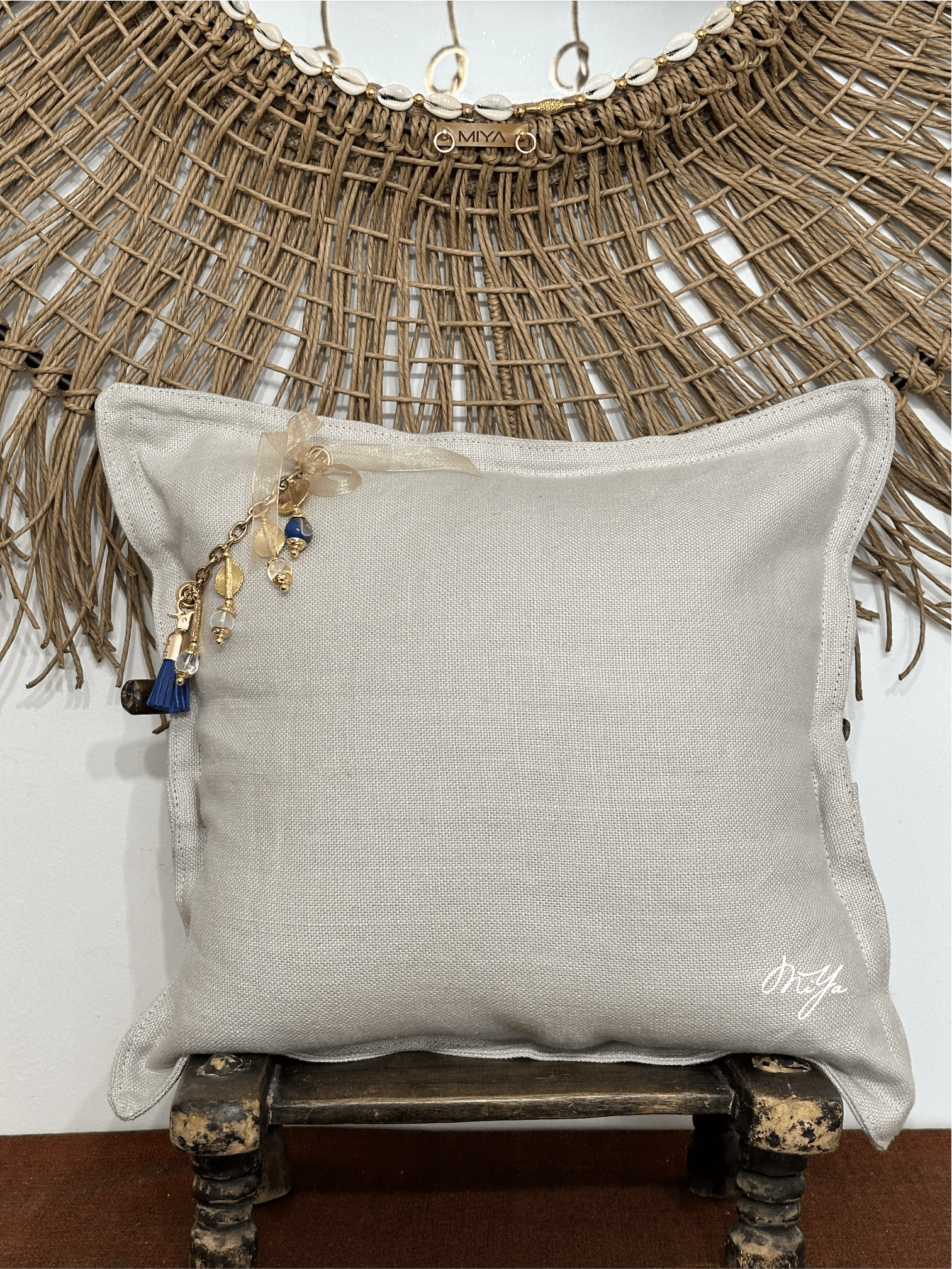 Coussin SIERRA | Les Ecrus - MIYA’s Boutiques
