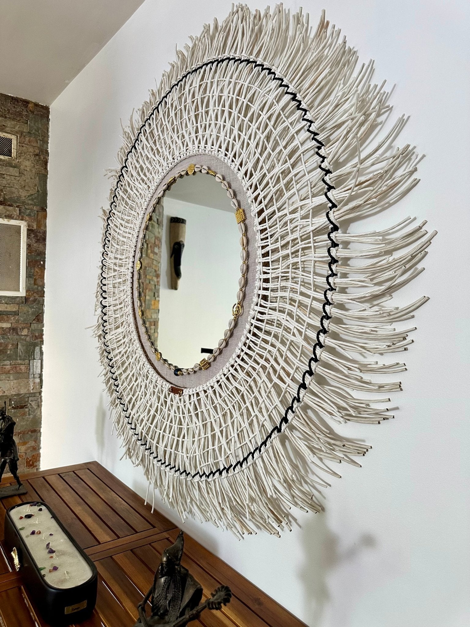 Miroir | Oriane Ebène - décoration murale bohème chic - MIYA’s Boutiques